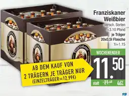 Edeka Franziskaner weißbier Angebot