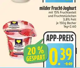 Edeka Lidl milder frucht-joghurt Angebot