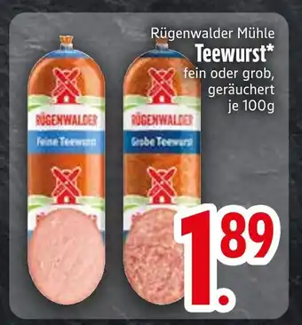 Edeka Rügenwalder mühle teewurst Angebot