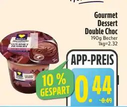 Edeka Gourmet dessert double choc Angebot