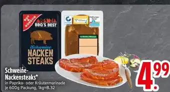 Edeka Bbq's best schweine-nackensteaks Angebot