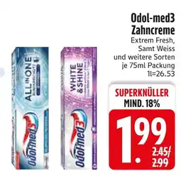Edeka Odol-med3 zahncreme Angebot