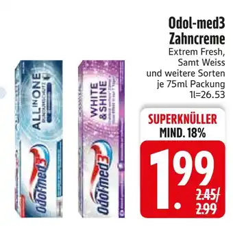 Edeka Odol-med3 zahncreme Angebot