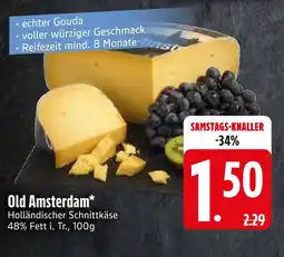 Edeka Old amsterdam holländischer schnittkäse Angebot