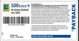 E-Center Payback 500 extra °p Angebot