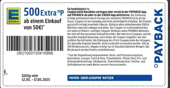 E-Center Payback 500 extra °p Angebot