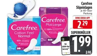 Edeka Carefree carefree cotton feel normal Angebot