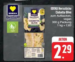 E-Center Edeka herzstücke ciabatta olive Angebot