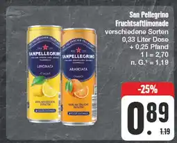 E-Center San pellegrino fruchtsaftlimonade Angebot
