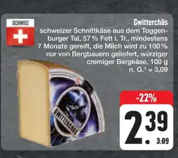 E-Center Schweiz gwitterchäs Angebot