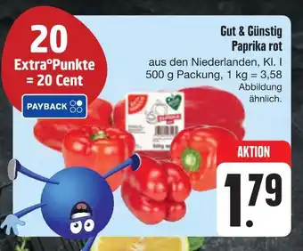 E-Center Gut & günstig paprika rot Angebot