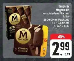 E-Center Langnese magnum eis Angebot