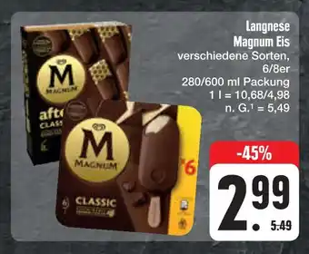 E-Center Langnese magnum eis Angebot