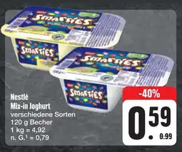 E-Center Nestlé mix-in joghurt Angebot