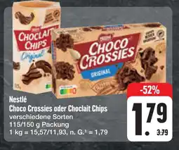 E-Center Nestlé choco crossies oder choclait chips Angebot