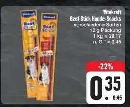 E-Center Vitakraft beef stick hunde-snacks Angebot