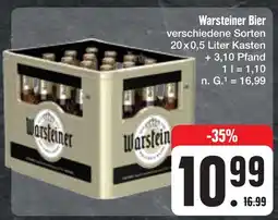 E-Center Warsteiner bier Angebot