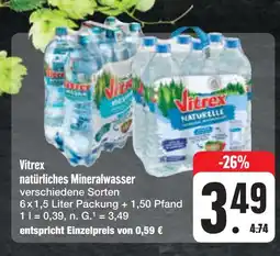 E-Center Vitrex mineralwasser Angebot