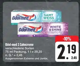 E-Center Odol-med 3 zahncreme Angebot