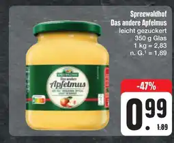 E-Center Spreewaldhof apfelmus Angebot
