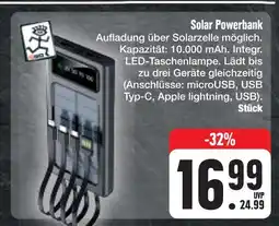 E-Center Solar powerbank Angebot