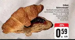 E-Center Erdbeer buttercroissant Angebot
