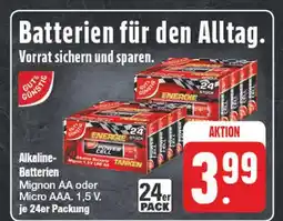 E-Center Gut & günstig batterien für den alltag Angebot