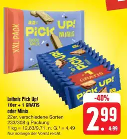 E-Center Leibniz pick up! 10er + 1 gratis oder minis Angebot