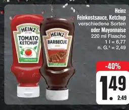 E-Center Heinz tomato ketchup oder barbecue sauce Angebot