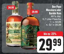 E-Center Don papa masskara oder baroko rum Angebot