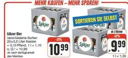 nah & gut Lübzer bier Angebot