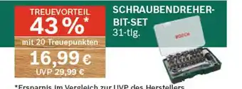 nah & gut Bosch schraubendreher-bit-set Angebot