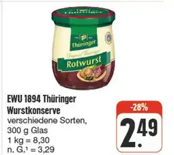 nah & gut Thüringer ewu 1894 thüringer wurstkonserve Angebot