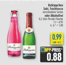 diska Rotkäppchen himbeere oder alkoholfrei Angebot