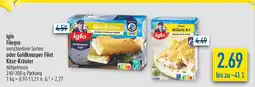 diska Iglo filegro verschiedene sorten oder goldknusper filet käse-kräuter Angebot