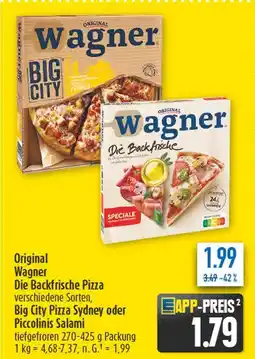 diska Wagner big city pizza sydney oder piccolinis salami Angebot