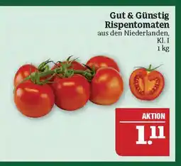 Marktkauf Gut & günstig rispentomaten Angebot