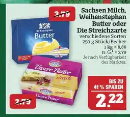 Marktkauf Sachsen milch, weihenstephan butter oder die streichzarte Angebot
