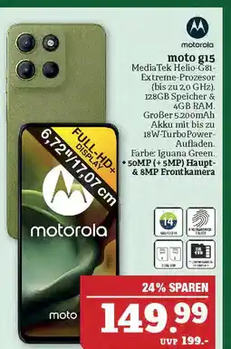 Marktkauf Motorola moto g15 Angebot