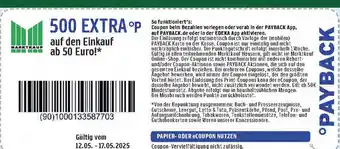 Marktkauf Marktkauf 500 extra °p auf den einkauf ab 50 euro! Angebot