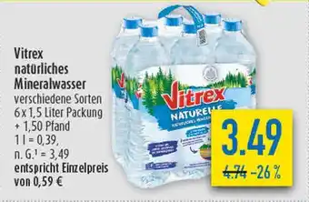 diska Vitrex mineralwasser Angebot