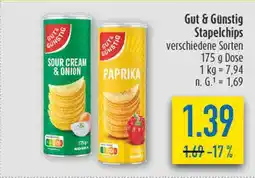 diska Gut & günstig sour cream & onion oder paprika Angebot