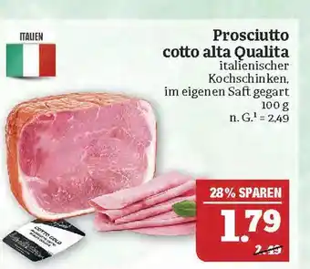 Marktkauf Prosciutto cotto alta qualita Angebot