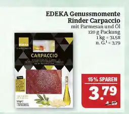 Marktkauf Edeka genussmomente rinder carpaccio Angebot