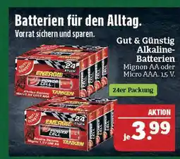 Marktkauf Gut & günstig alkaline-batterien Angebot