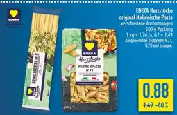 diska Edeka herzstücke spaghetti n.5 oder penne rigate n.79 Angebot