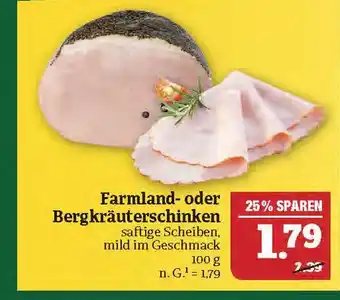 Marktkauf Farmland- oder bergkräuterschinken Angebot