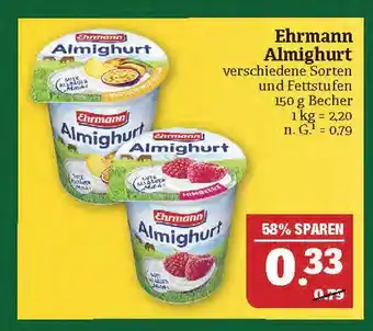 Marktkauf Ehrmann almighurt Angebot