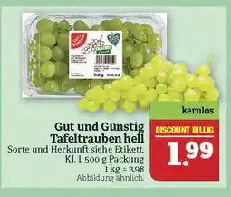 Marktkauf Gut und günstig tafeltrauben hell Angebot