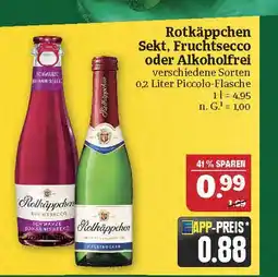 Marktkauf Rotkäppchen sekt, fruchtsecco oder alkoholfrei Angebot